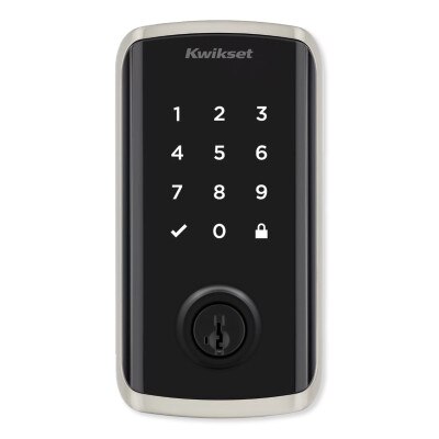 Kwikset Halo Select Wi-Fi and Matter Enabled Smart Lock, Satin Nickel